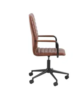 Kancelářské židle Actona Kancelářské křeslo Winslow hnědé