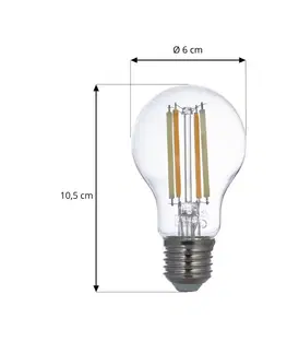 Chytré žárovky LUUMR LUUMR Smart LED žárovka čirá E27 A60 7W Tuya WLAN CCT