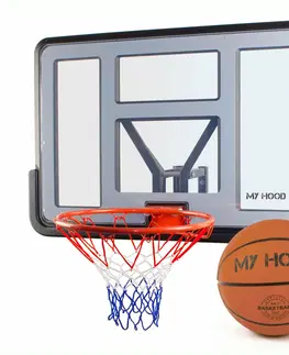 Hračky na zahradu My Hood 304013 set basketbalového koše a míče Pro, 2 ks
