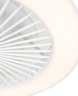 Stropni vetrak Chytrý stropní ventilátor bílý vč. LED s dálkovým ovládáním - Deniz