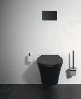 Záchody IDEAL STANDARD Oleas Ovládací tlačítko splachování Oleas M1, černá R0115A6