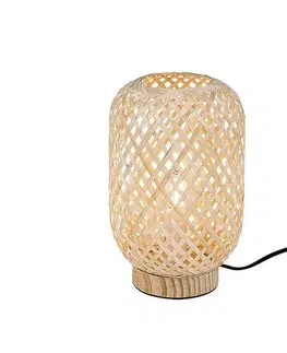 Lampičky Rabalux 74016 stolní lampa Alinafe, přírodní