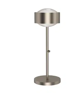 Stolní lampy Top Light Puk Maxx Eye Table LED 37cm matný nikl matná čočka
