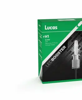 Autožárovky Lucas 12V/24V H1 LED žárovka P14,5s, sada 2 ks 6500K