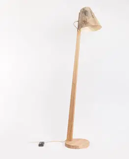 Stojací lampy Almut von Wildheim ALMUT 1411 stojací lampa oblá Ø30cm kámen