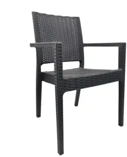 Zahradní židle a křesla Kontrast Zahradní židle Hasa antracit