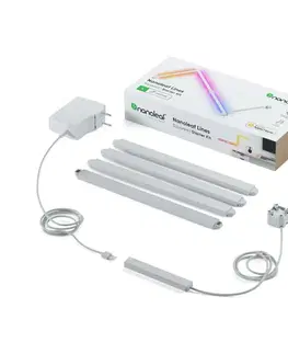 Svítidla Nanoleaf Nanoleaf NL59K02-4SN00 - SADA 4x LED RGBW Stmívatelná lišta LINES LED/2W/230V 