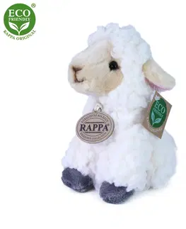 Hračky RAPPA - Plyšové ovce sedící 16 cm ECO-FRIENDLY