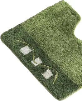 Koupelnové předložky L'essentiel Koupelnový kobereček Green Grass 50 x 60 cm zelený 