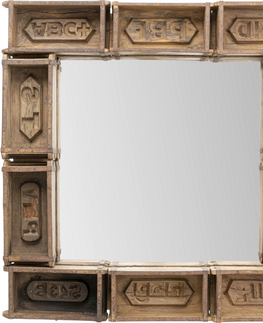 Nástěnná zrcadla KARE Design Nástěnné zrcadlo Brick 90x90cm