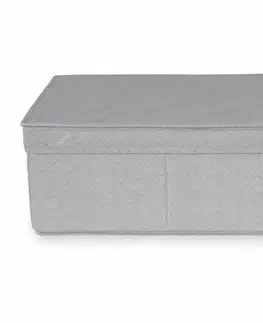 Úložné boxy Compactor Skládací úložný kartonový box Wos, 30 x 43 x 19 cm, šedá