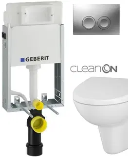WC sedátka Cersanit GEBerit Kombifixbasic s tlačítkem Delta 25 110.100.00.1 21MA PA1