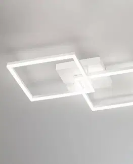 Stropní svítidla Fabas Luce Moderní stropní LED svítidlo Bard v bílé barvě