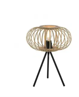 Designové stolní lampy LEUCHTEN DIREKT is JUST LIGHT Stolní lampa, E27 pro LED žárovka vyměnitelné, dřevo