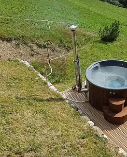 Vířivé bazény DEOKORK Dřevěná káď Hot tub DELUXE 220 (1650L)