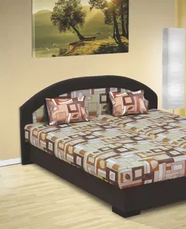 Postele Kasvo Manželská postel LENKA - HIT 170x200 vč. roštu, matrace a ÚP 
