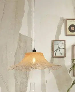 Závěsná světla Good & Mojo GOOD & MOJO Ibiza závěsná lampa Ø 65 cm přírodní