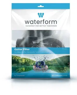 Sudy na vodu Prosperplast Vnitřní filtr hrubých nečistot dešť. vody pro okapový svod (4 díly)