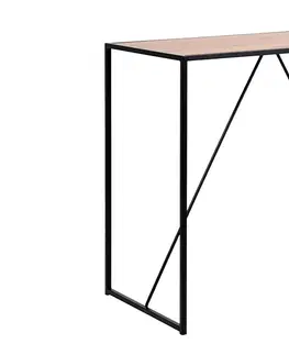 Barové stolky LuxD Designový barový stůl Maille 120 cm divoký dub