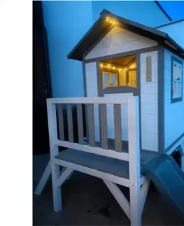 Dětské dřevěné domky Dětský zahradní domeček ADAM Modrá