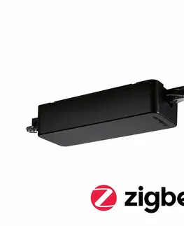 Chytré osvětlení PAULMANN URail adaptér na lištu Smart Home Zigbee Dimm/Switch 155x56mm černá mat
