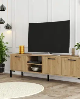 Televizní stolky Televizní stolek AURORA dub