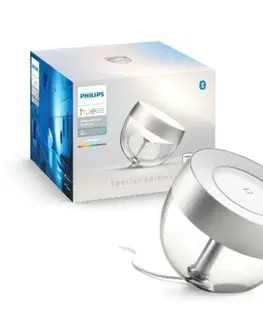 Chytré osvětlení Philips HUE WACA Iris stolní LED lampa 1x8,1W 570lm 2000-6500K RGB IP20, stříbrná