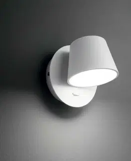 LED bodová svítidla LED Nástěnné bodové svítidlo Ideal Lux Gim AP1 bianco 167152 bílé