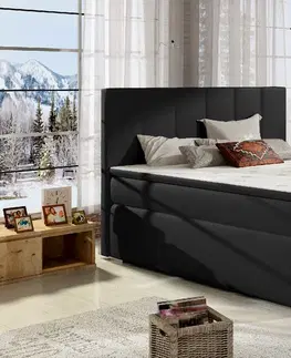 Postele Artelta Manželská postel BOLERO Boxspring | 160 x 200 cm Bolero barva: Soft 11, Bolero rozměr: 160x200 cm