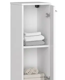 Koupelnový nábytek Ak furniture Koupelnová skříňka Fin 30 cm bílá