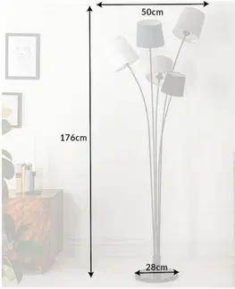 Svítidla LuxD 25522 Designová stojanová lampa Shadow 176 cm