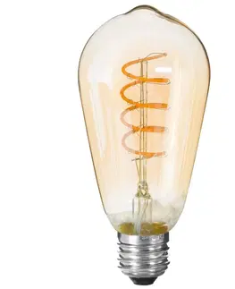 Žárovky DekorStyle LED žárovka Tear Twisted 2W E27 teplá bílá