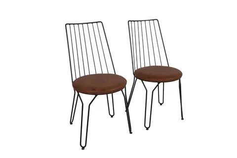 Kuchyňské a jídelní židle Set židlí ADA černý