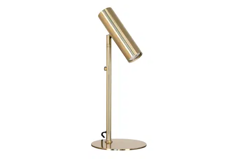 Stolní lampy Norddan 26118 Designová stolní lampa Rapha mosaz