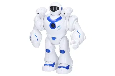 Hračky roboti WIKY - Robot Yobi střílející s efekty 25 cm