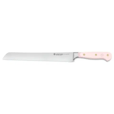 Kuchyňské nože Nůž na chléb Wüsthof CLASSIC Colour - Pink Himalayan 23 cm