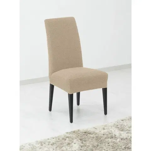 Židle Potah elastický na celou židli, komplet 2 ks Denia, smetanový