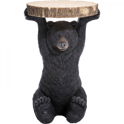 Odkládací stolky KARE Design Odkládací stolek Animal Bear  Ø40cm