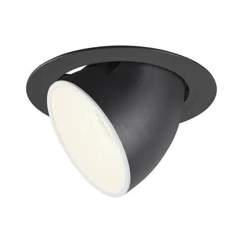 LED podhledová svítidla SLV BIG WHITE NUMINOS GIMBLE XL zápustné stropní svítidlo černé/bílé 4000 K 55° 1006072