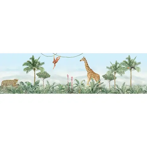 Tapety Samolepicí bordura Jungle 2, 500 x 13,8 cm