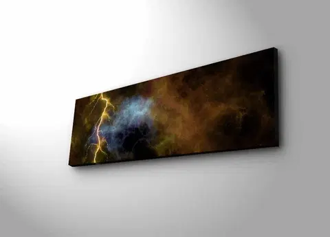 Obrazy Wallity Obraz s LED osvětlením NOČNÍ BLESK 53 30 x 90 cm