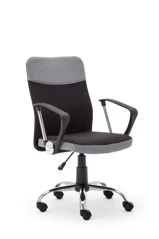 Kancelářské židle HALMAR Kancelářská židle Oxy černá/šedá