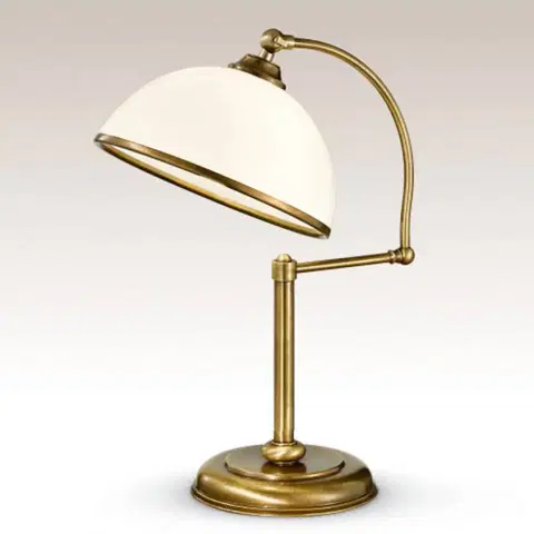 Stolní lampy Cremasco Nastavitelná stolní lampa La Botte bílá
