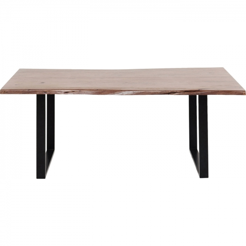 Stoly z masivu KARE Design Stůl Harmony Walnut 160×80 cm - černý