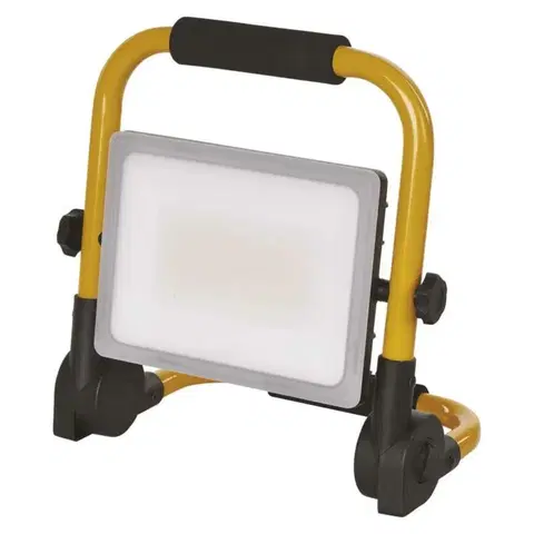 LED reflektory EMOS LED reflektor ILIO přenosný, 51 W, černý/žlutý, neutrální bílá ZS3342