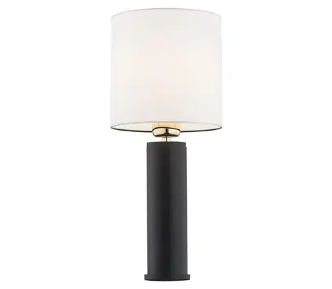 Lampy Argon Argon 4233 - Stolní lampa ALMADA 1xE27/15W/230V černá/bílá 