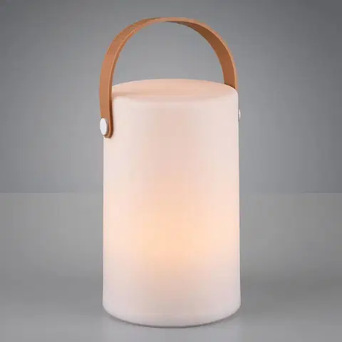 Venkovní dekorativní svítidla Reality Leuchten Venkovní ozdobná lampa Aruba s baterií RGB