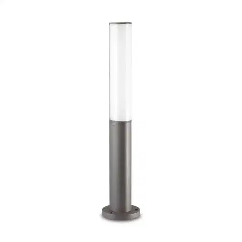 Stojací svítidla LED Venkovní sloupkové svítidlo Ideal Lux Etere PT1 antracite 172439 antracitové IP44