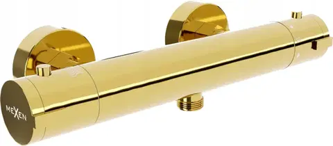 Vodovodní baterie Termostatická sprchová baterie MEXEN KAI zlatá
