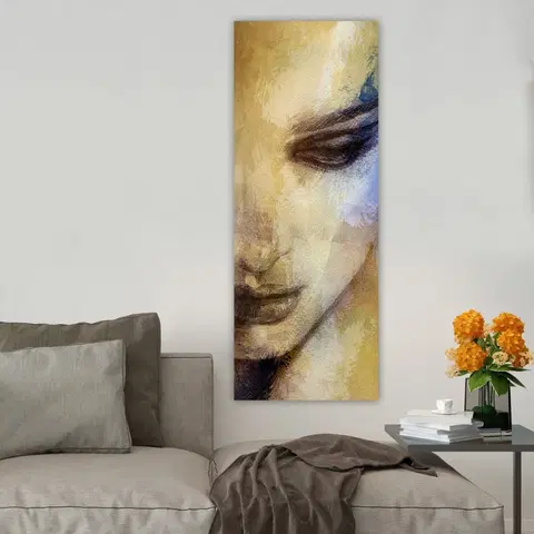 Obrazy Hanah Home Obraz WOMAN'S FACE 30x80 cm